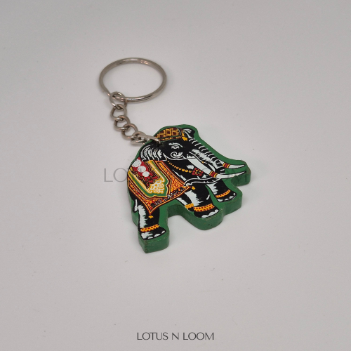 Tusker Key Tag - Green - Image 1