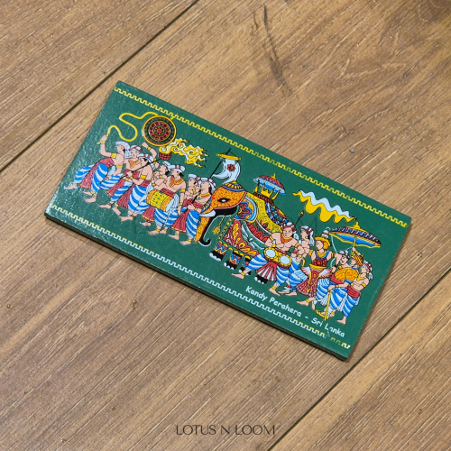 Kandy Perahera Fridge Magnet - Green - Image 2