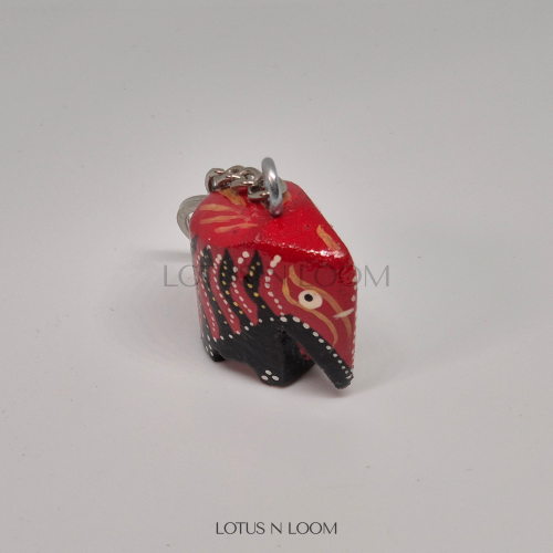 Red Elephant Key Tag - Image 1