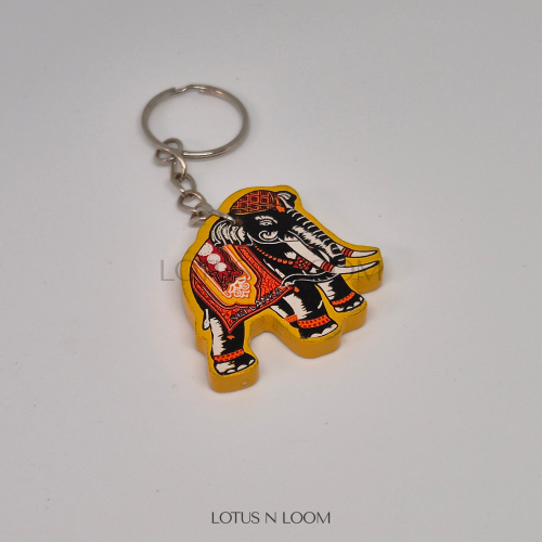 Tusker Key Tag - Yellow - Image 1