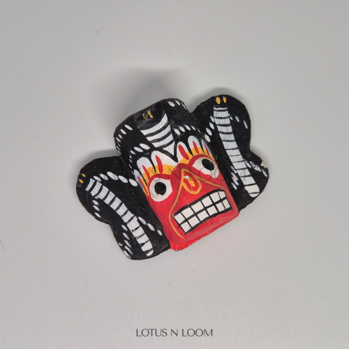 Naga Raksha Black Fridge Magnet - Image 2